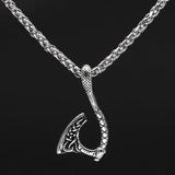 Curved Viking axe pendant nz