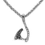 Curved Viking axe pendant nz