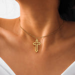 Cutout Cross Necklace nz