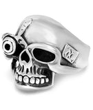 Cyborg Eye Skull Ring 54 mm nz