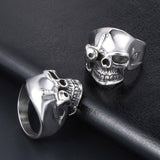 Cyborg Eye Skull Ring nz