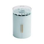 Cylindrical jewellery box Sky blue nz
