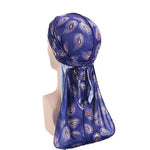 Dark blue floral durag nz