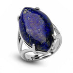 Dark blue lapis lazuli ring nz