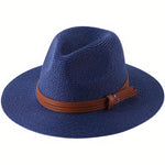 Dark blue panama hat nz