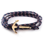 Dark Blue Viking Anchor Bracelet blue nz