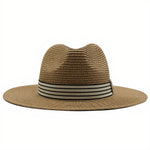 Dark brown straw hat nz