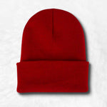 Dark red beanie nz