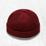 Deep red docker hat nz