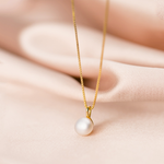 Delicate Pearl pendant Necklace nz