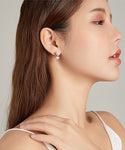 Delicate Silver cat earrings nz