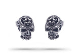 Demonic Skull Earrings Silver nz