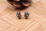 Demonic Skull Earrings Silver nz