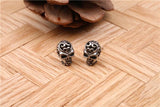 Demonic Skull Earrings Silver nz