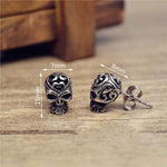 Demonic Skull Earrings Silver nz