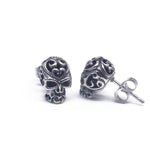 Demonic Skull Earrings Silver nz