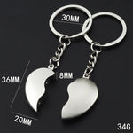 Detachable Heart Keyring nz