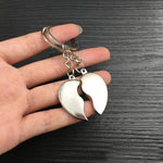 Detachable Heart Keyring nz