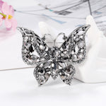 Diamond butterfly brooch nz
