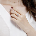 Diamond flower ring nz