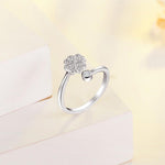 Diamond flower ring nz
