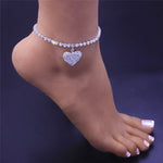 Diamond heart anklet nz