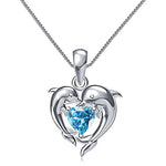Dolphin heart necklace nz