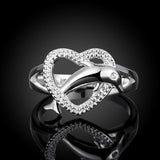 Dolphin heart ring nz