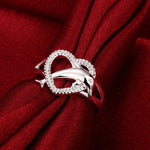Dolphin heart ring nz