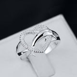Dolphin heart ring nz