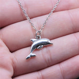 Dolphin stainless steel necklace nz