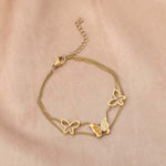 Double butterfly bracelet nz