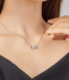 Double butterfly necklace nz
