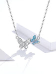 Double butterfly necklace nz