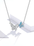 Double butterfly necklace nz