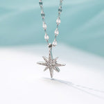 Double chain Moon necklace nz
