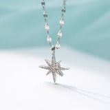 Double chain Moon necklace nz