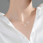 Double cross necklace nz