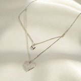 Double Heart Necklace nz