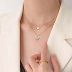 Double Heart Necklace nz