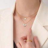 Double Heart Necklace nz