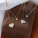 Double Heart Necklace nz