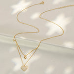 Double Heart Necklace nz