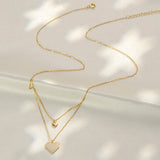 Double Heart Necklace nz