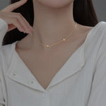 Double horizontal cross necklace nz