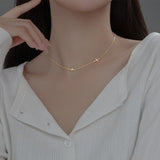 Double horizontal cross necklace nz