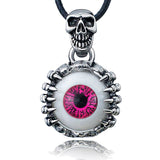 Dragon Claw Skull Necklace Pink nz