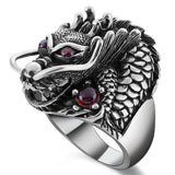 Dragon head ring 54.5 mm nz