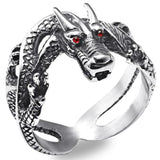 Dragon ring with Cubic Zirconia 54 mm nz