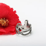 Dragon ring with Cubic Zirconia nz